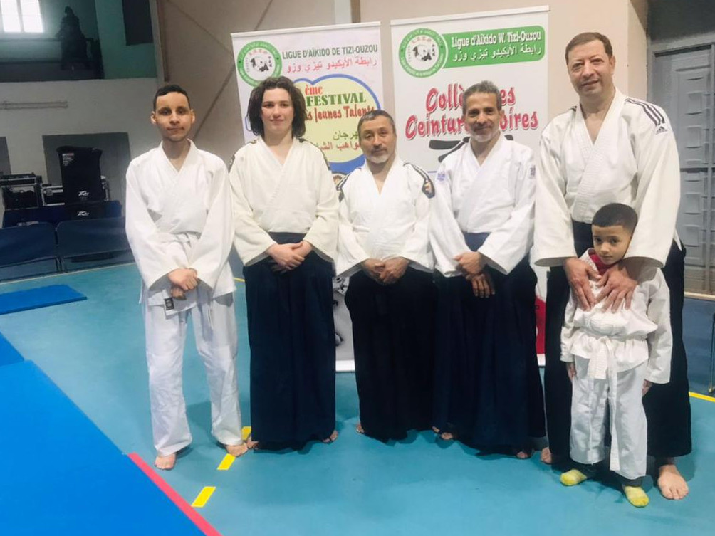 التربص الدولي للأيكيدو بقاعة 5 جويلية 1962 بتزي وزو